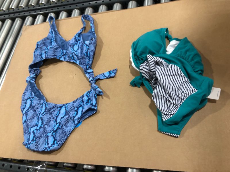 Photo 1 of miscellaneous womens swimwear summer wear varied sizes and colors --- 2 pack