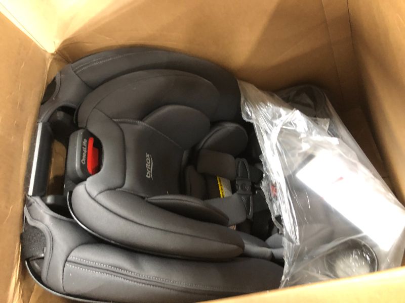 Photo 2 of Britax One4Life ClickTight All-In-One Car Seat – 10 Years of Use – Infant, Convertible, Booster – 5 to 120 Pounds, Cool Flow Moisture Wicking Fabric, Cool N Dry Charcoal
