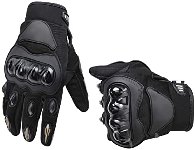 Photo 1 of Amazon Basics Motorbike Powersports Racing Gloves
