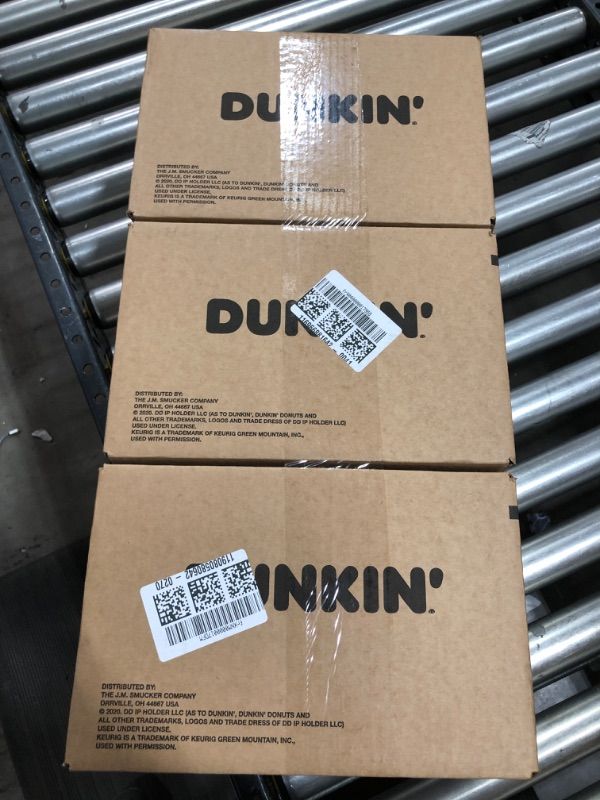Photo 2 of 3 Pack!!! Dunkin' Original Blend Medium Roast Coffee, 22 Keurig K-Cup Pods BB: 04/25/2022