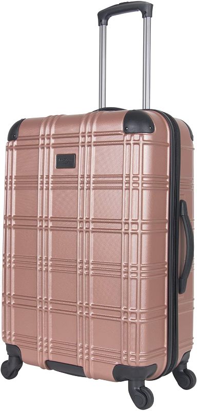 Photo 1 of Ben Sherman Luggage Nottingham 24" Embossed PAP 4-Wheel Luggage (Rose Gold)
