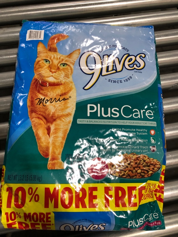 Photo 2 of 2 Pack!!! 9Lives Plus Care Dry Cat Food, 13.3 Lb BB 04/14/2022