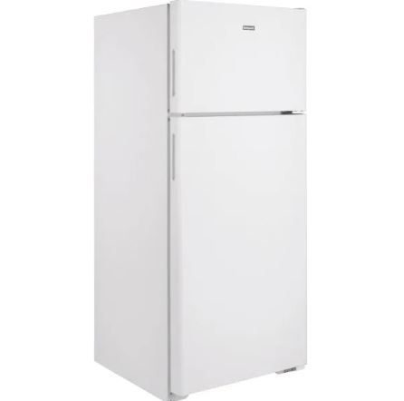 Photo 1 of Hotpoint 17.6 Cubic Feet Top Mount Refrigerator, White, Optional Icemaker 501233
