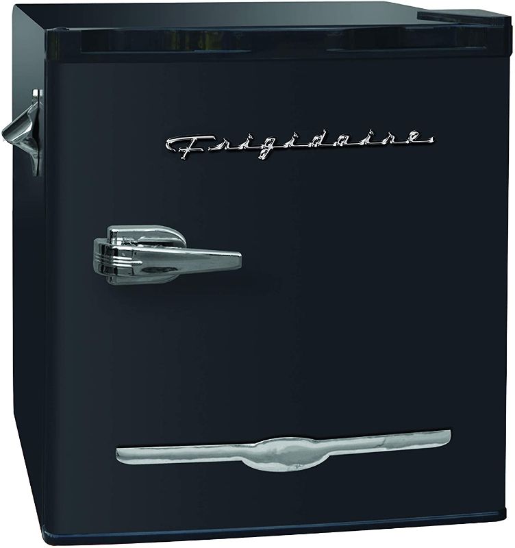 Photo 1 of Frigidaire CUREFR176BK 1.6 Cubic-ft Retro Compact Refrigerator, Medium, BLACK
