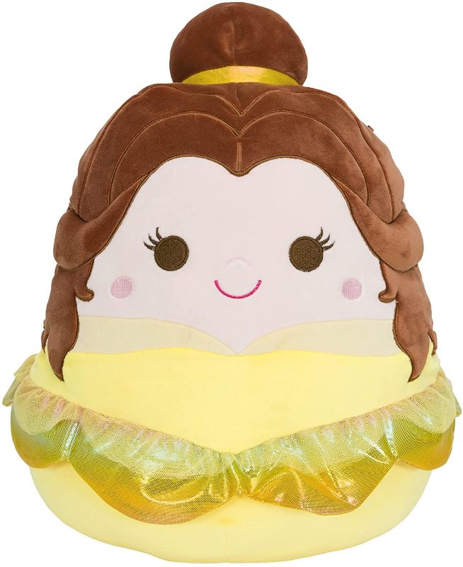 Photo 1 of Squishmallows Official Kellytoy Plush 14-Inch Belle with Sequins - Disney Ultrasoft Stuffed Animal Plush Toy 