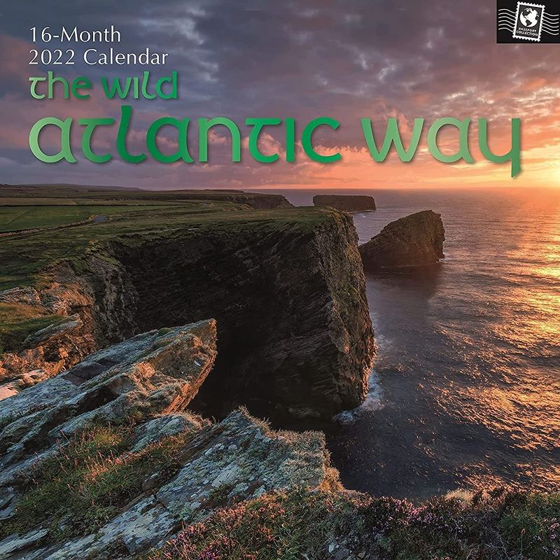 Photo 1 of 2022 Wall Calendar - The Wild Atlantic Way Calendar, 12 x 12 Inch Monthly View, 16-Month, Travel and Destination, Includes 180 Reminder Stickers
