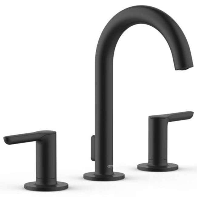 Photo 1 of American Standard 7105801.243 Studio S Widespread Faucet with Lever Handles, High, Matte Black
