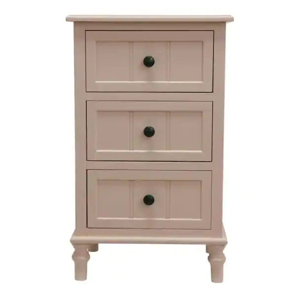 Photo 1 of Decor Therapy Simplify Rosie Mae Wood End Table with Storage
