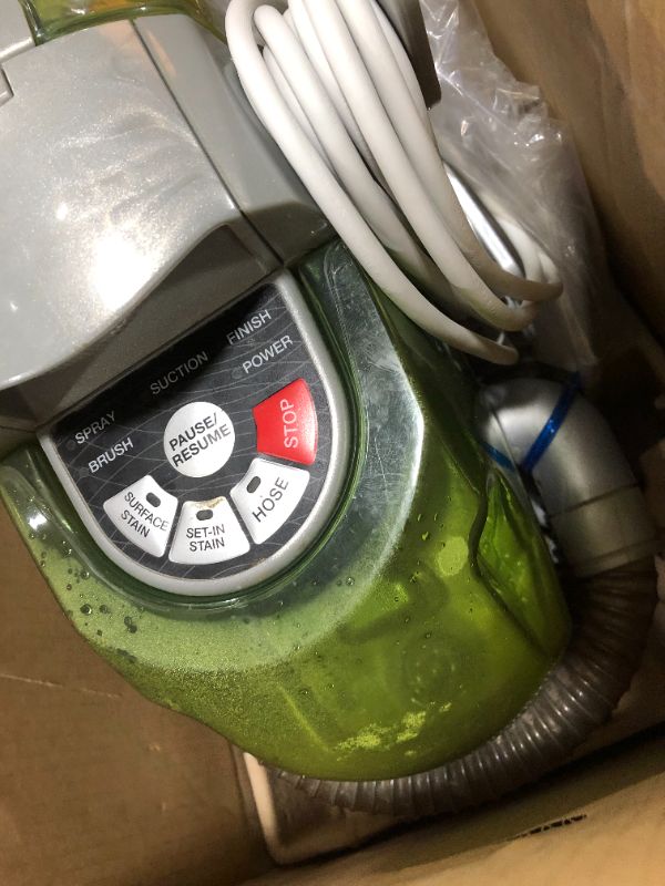 Photo 3 of BISSELL SPOTBOT STEAM VAC, GREEN