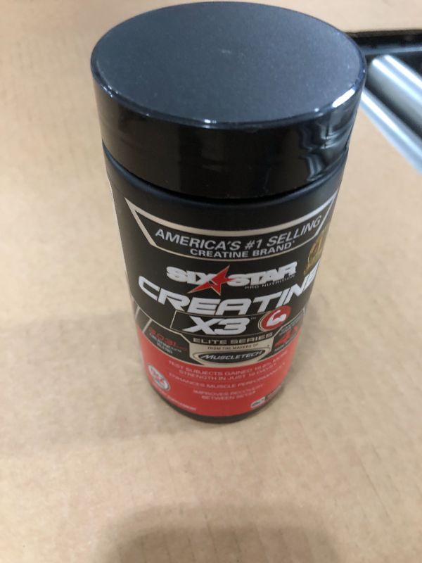 Photo 1 of Creatine Pills | Six Star Post Workout X3 Creatine Capsules | Creatine Monohydrate Blend | Muscle Recovery & Muscle Builder for Men & Women | Creatine Supplements | Creatina Monohidratada, 20 Servings, BEST BY 22 NOV 2024
