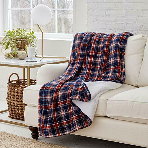 Photo 1 of Eddie Bauer | Smart Heated Electric Throw Blanket - Reversible Glen Plaid Navy