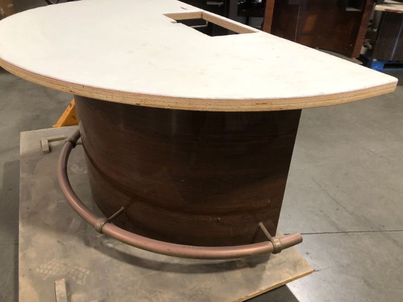 Photo 1 of 78 X 36 X 48 INCHES LEATHER POKER/BLACKJACK TABLE

