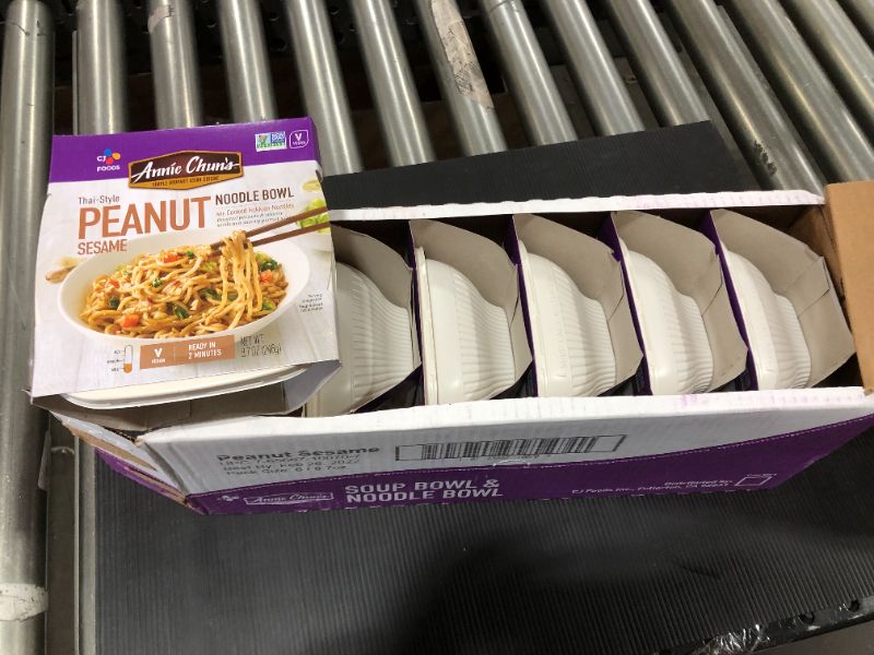 Photo 2 of 6 PACK - Annie Chun's Vegan Noodle Bowl Peanut Sesame - 8.7oz
BEST BY FEB 26, 2022