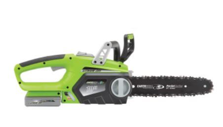 Photo 1 of Earthwise LCS32010 10" 20-Volt Lithium Ion Cordless Electric Chain Saw 