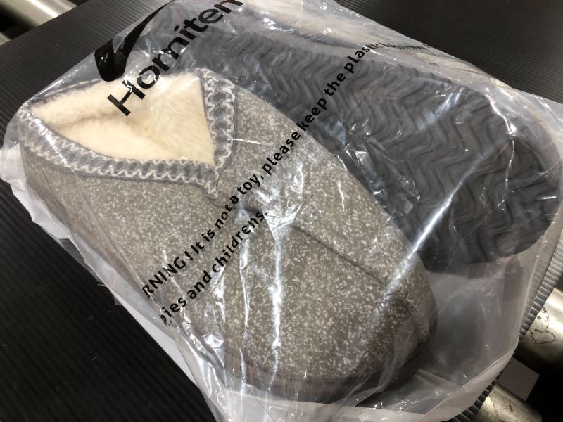 Photo 1 of House Bedroom Slippers for Women Indoor and Outdoor with Fuzzy Lining Memory Foam Slip on Sole SIZE 5/6