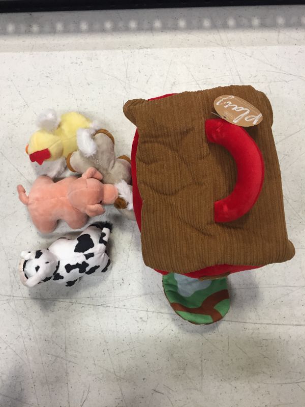 Photo 3 of Mud Pie Farm House Plush Set