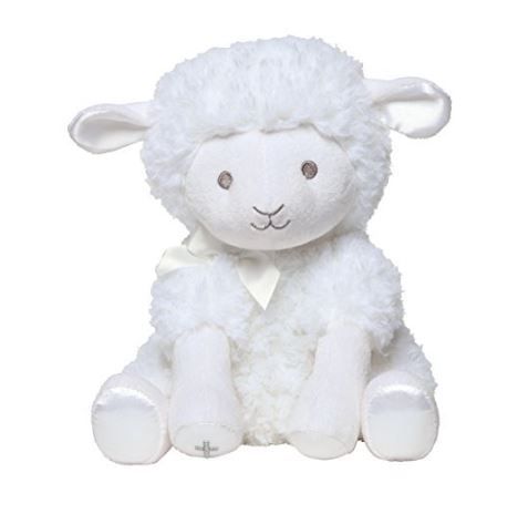 Photo 1 of C.R. Gibson 12" Hush Little Baby Plush Lamb Musical Wind-Up Toy, By Baby Dumpling - Jesus Loves Me