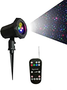 Photo 1 of LedMAll® Remote Controllable RGB Moving Laser Outdoor Garden Landscape Light