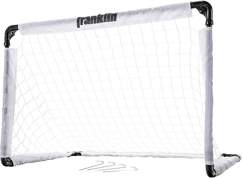 Photo 1 of Franklin Sports Kids Mini Soccer Goal - Backyard Folding Net for Kids + Toddlers - Portable Steel Goal for Youth Soccer - 36" x 24", PACK OF 2
