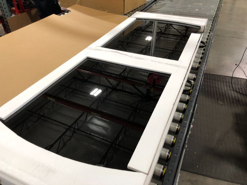 Photo 1 of DELTA 29-1/32 in. x 55-1/2 in. H Sliding Frameless Bathtub Door Panels in Smoked Tinted Glass (for 50 in. - 60 in. Doors)