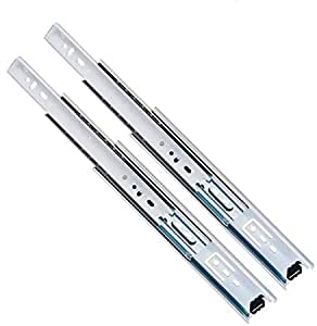 Photo 1 of 20 PACK OF 21.5 INCH METAL DRAWER SLIDES, 43 INCHES WHEN FULLY EXTENDED