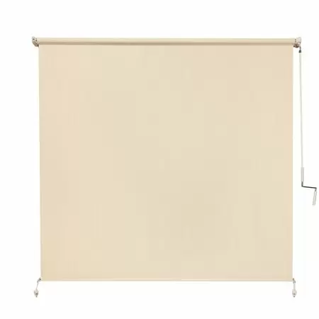 Photo 1 of Coolaroo UV Block Roller Indoor / Outdoor Window Shade Sesame 6' x 6'
