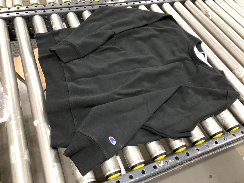 Photo 2 of CHAMPION BLACK SWEATSHIRT, SIZE XL