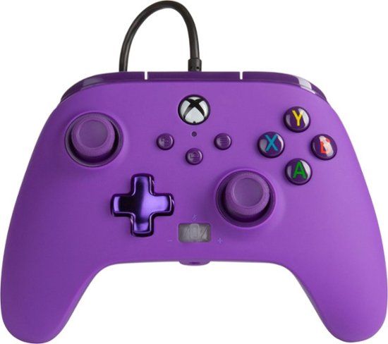 Photo 1 of PowerA - Enhanced Wired Controller for Xbox Series X|S - Royal Purple