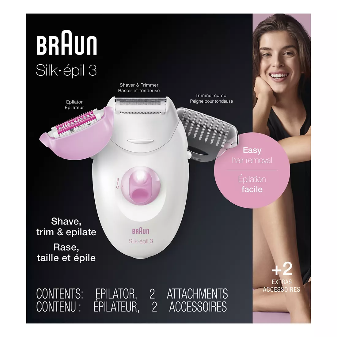 Photo 1 of Braun Silk-epil SE3-270 Female Epilator

