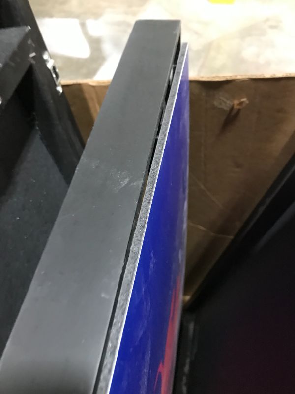 Photo 1 of McGraw Graphics Daisy Yellow  Pink Print Style Artwork Approx 34 x 34 Inches Framed in Black