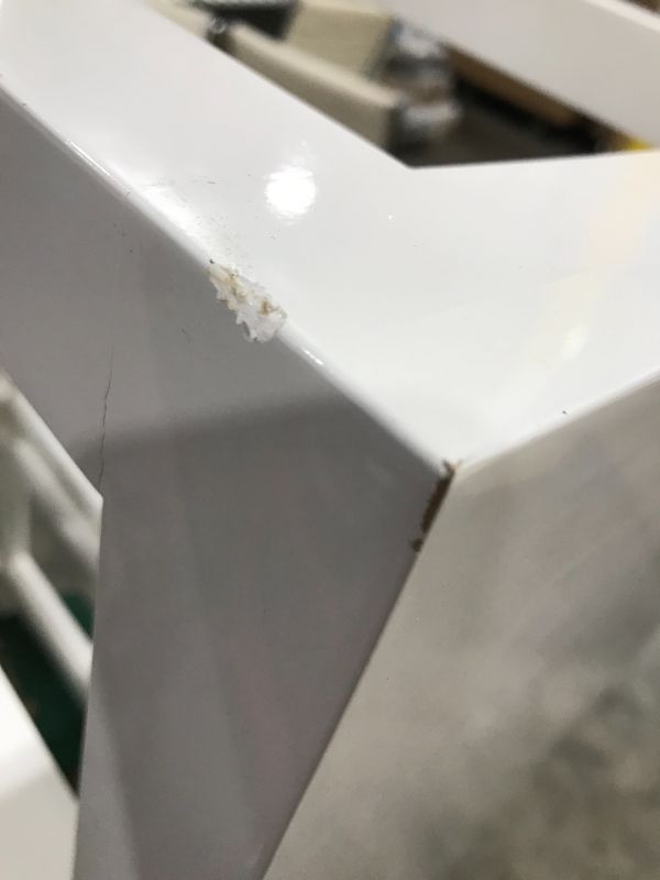 Photo 1 of 16L x 16W X 36H INCHES WHITE WOOD NIGHTSTAND