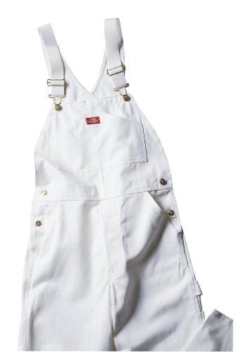 Photo 1 of Relaxed Fit 30-30 White Painters Bib Overall