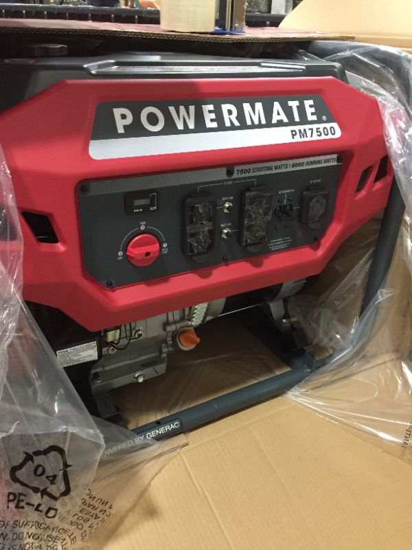 Photo 2 of PM7500 6000 Running Watt Manual Start Gasoline Powered Portable Generator, 49 ST/CSA