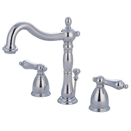 Photo 1 of 8" Widespread Bathroom Faucet, Chrome