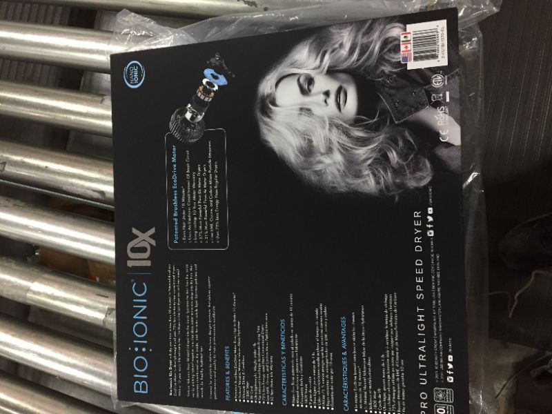 Photo 1 of Bio:Ionic 10X UltraLight Speed Hair Dryer