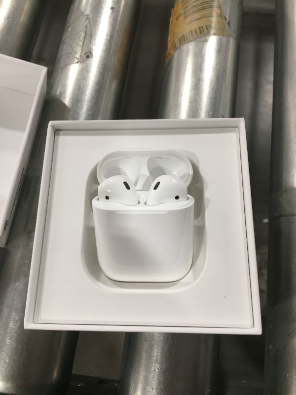 Photo 1 of Apple AirPods (1ST Generation) MV7N2AM/a with Charging Case - Stereo - Wireless - Bluetooth - Earbud - Binaural - in-ear
