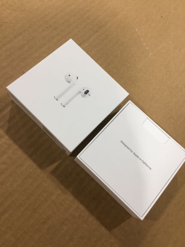 Photo 1 of Apple AirPods (1ST Generation) MV7N2AM/a with Charging Case - Stereo - Wireless - Bluetooth - Earbud - Binaural - in-ear
