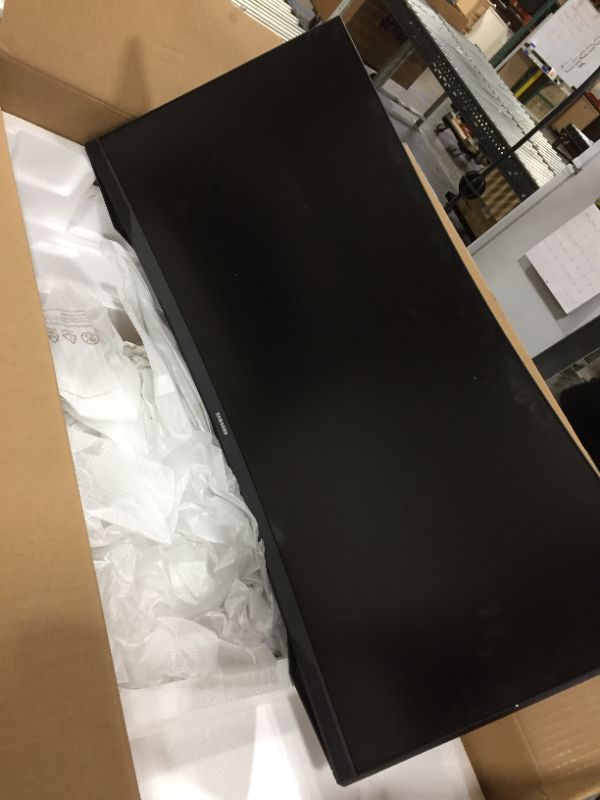 Photo 2 of Samsung - G5 Odyssey 34" Curved Gaming Monitor with 165Hz Refresh Rate - Black