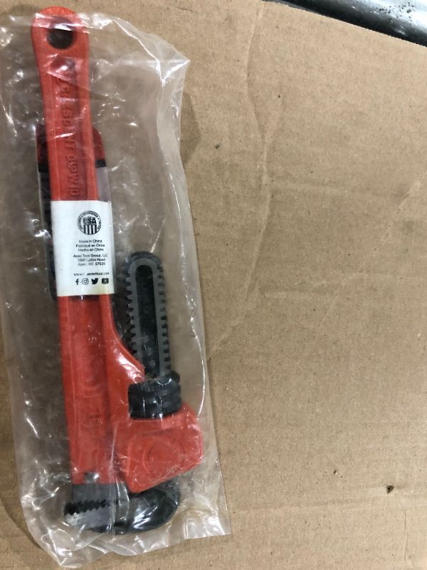 Photo 1 of 10" Cast Iron Slim Jaw Pipe Wrench