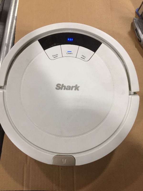 Photo 2 of Shark AV752 ION Robot Vacuum, with Tri-Brush System, Wi-Fi Connected, 120min Runtime, Works with Alexa, Multi-Surface Cleaning, White