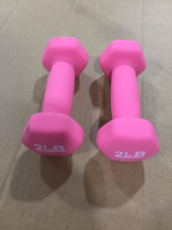 Photo 2 of  Amazon Basics Neoprene Workout Dumbbell