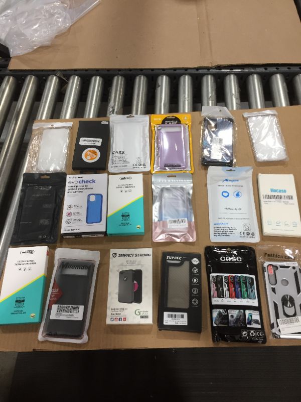 Photo 1 of Miscellaneous box lot (phone cases)