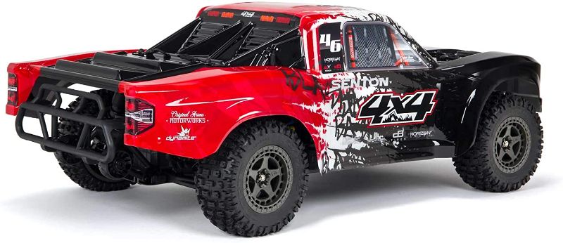 Photo 1 of ARRMA 1/10 SENTON 4X4 V3 3S BLX Brushless Short Course Truck RTR (Transmitter and Receiver Included, Batteries and Charger Required ), Red, ARA4303V3T2
