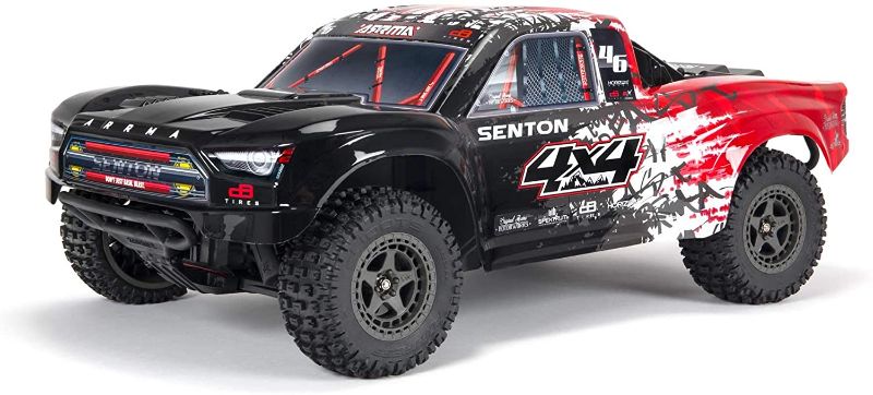 Photo 2 of ARRMA 1/10 SENTON 4X4 V3 3S BLX Brushless Short Course Truck RTR (Transmitter and Receiver Included, Batteries and Charger Required ), Red, ARA4303V3T2
