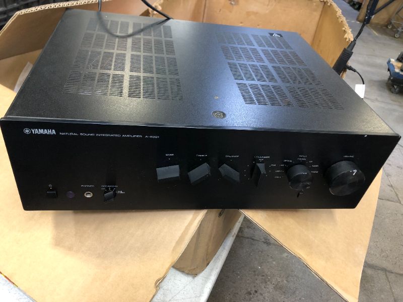 Photo 1 of Yamaha A-S301 Natural Sound Integrated Stereo Amplifier (Black)
