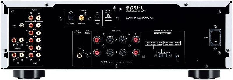 Photo 4 of Yamaha A-S301 Natural Sound Integrated Stereo Amplifier (Black)
