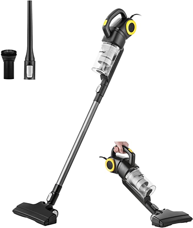 Photo 1 of COMFEE' 20S 3 in 1 Lightweight Stick Vacuum Cleaner, Powerful Suction Corded Handheld Vac for Pet Hair, Black
