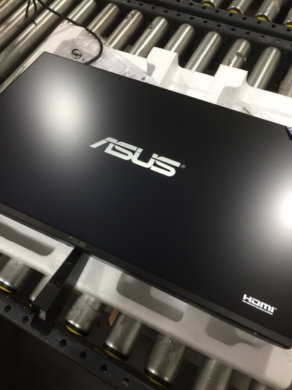 Photo 2 of ASUS 27” 1080P Monitor (VZ27EHE) - Full HD, IPS, 75Hz, 1ms, Adaptive-Sync/FreeSync, Low Blue Light, Flicker Free, Ultra-Slim, VESA Mountable, Frameless, HDMI, VGA
