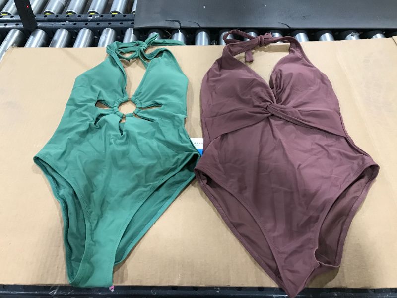 Photo 1 of 2 PACK BATHING SUITS (LARGE) 