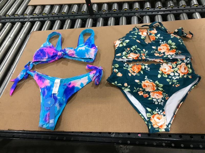 Photo 1 of 2 PACK BATHING SUITS (L)